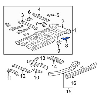 Honda OE - Spare Tire Bracket