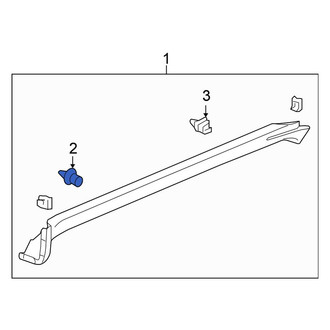 Honda OE - Rocker Panel Molding Clip