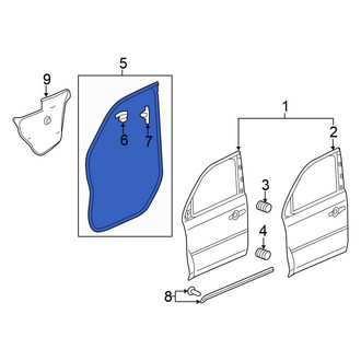 Honda OE - Front Right Door Seal