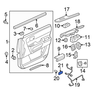 Honda OE - Front Courtesy Light Lens
