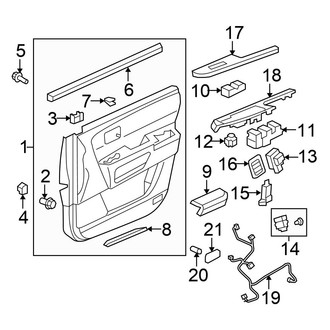 Honda OE - Front Door - Interior Trim