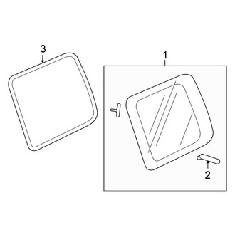 Honda OE - Quarter Panel - Glass