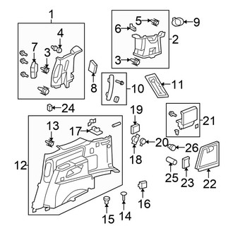 Honda OE - Quarter Panel - Interior Trim