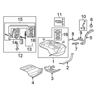 Honda OE - Fuel Sender and Hanger Assembly