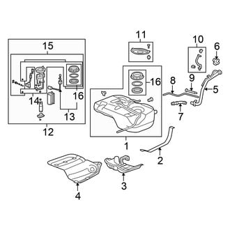 Honda OE - Fuel System Components