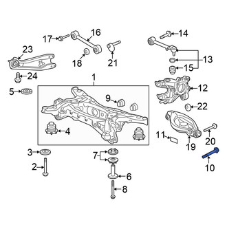Honda OE - Suspension Crossmember Bolt