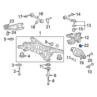 Honda OE - Rear Lower Alignment Camber Adjusting Eccentric