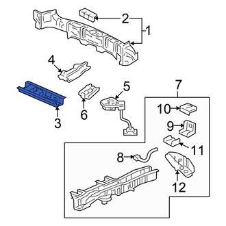 Honda OE - Rear Floor Pan Crossmember