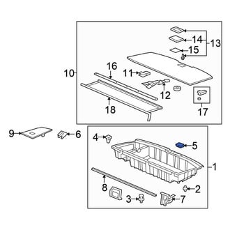 Honda OE - Trunk Floor Storage Box Cap