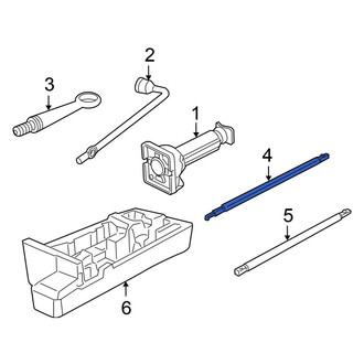 Honda OE - Spare Tire Hoist Wrench