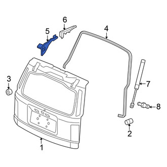 Honda OE - Rear Left Liftgate Hinge