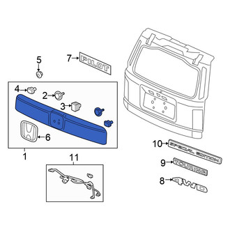 Honda OE - Rear Liftgate Finish Panel