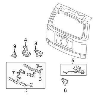 Honda OE - Lift Gate - Lock & Hardware (W/O Power)