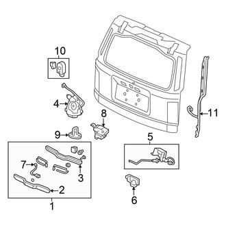 Honda OE - Lift Gate - Lock & Hardware (With Power)