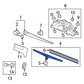 Honda OE - Rear Wiper Blade