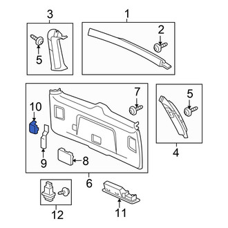 Honda OE - Liftgate Pull Handle Cap