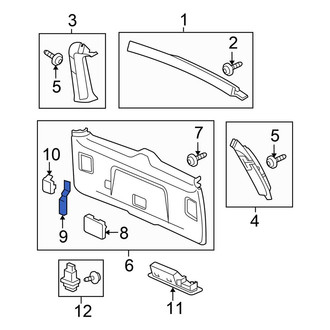 Honda OE - Rear Liftgate Pull Handle