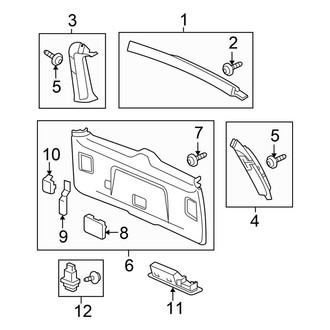 Honda OE - Lift Gate - Interior Trim