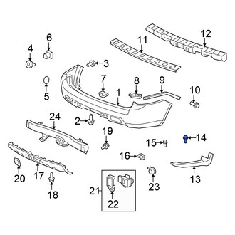 Honda OE - Fender Liner Retainer