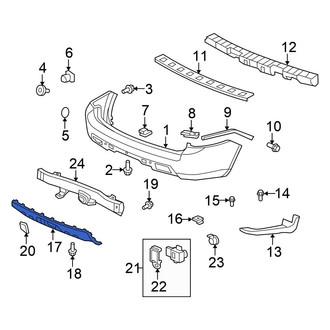 Honda OE - Rear Valance Panel