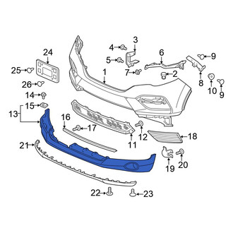 Honda OE - Rear Lower Bumper Cover