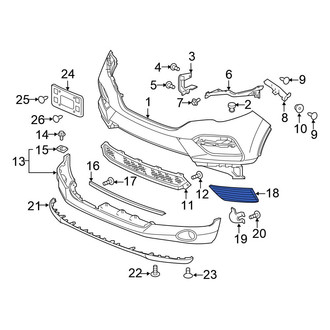 Honda OE - Front Right Fog Light Cover