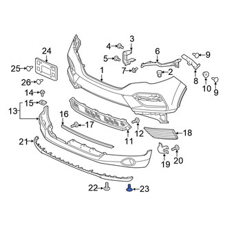 Honda OE - Radiator Support Air Deflector Bolt