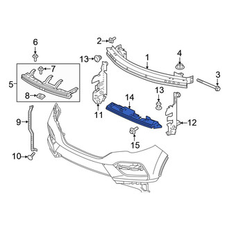 Honda OE - Front Radiator Support Air Deflector