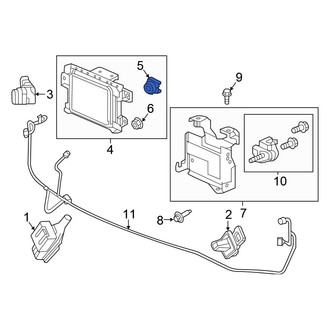 Honda OE - Cruise Control Distance Sensor Bracket
