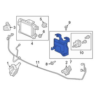 Honda OE - Cruise Control Distance Sensor Bracket