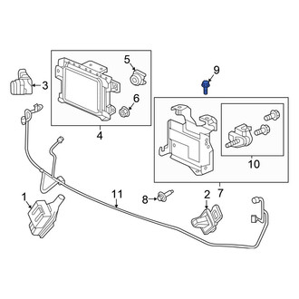 Honda OE - Bumper Splash Shield Bolt