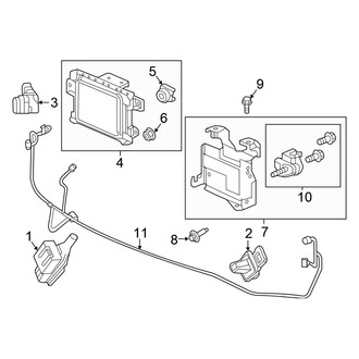 Honda OE - Front Bumper - Electrical Components