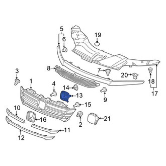 Honda OE - Front Grille Emblem Bracket