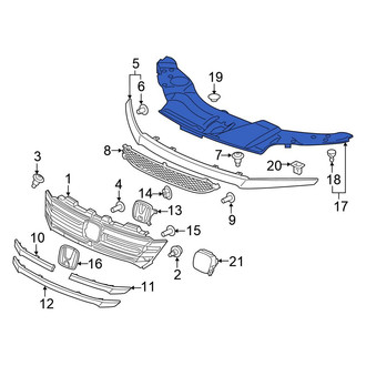 Honda OE - Front Radiator Support Access Cover