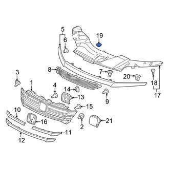 Honda OE - Radiator Support Access Cover Cap