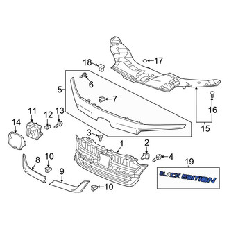 Honda OE - Front Grille Emblem