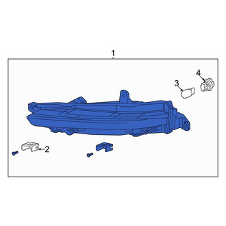 Honda OE - Front Right Turn Signal Light Assembly
