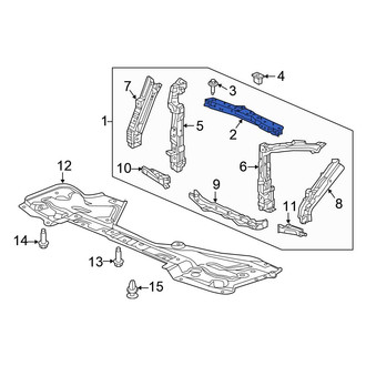 Honda OE - Front Upper Radiator Support Tie Bar