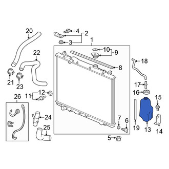 Honda OE - Engine Coolant Reservoir