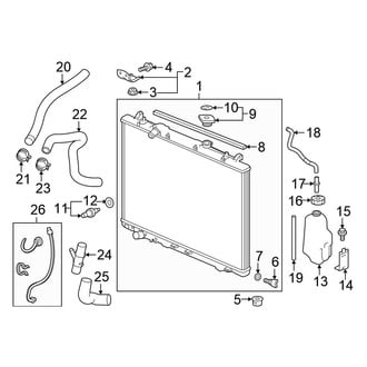 Honda OE - Cooling - Radiator & Components