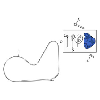 Honda OE - Accessory Drive Belt Tensioner Assembly