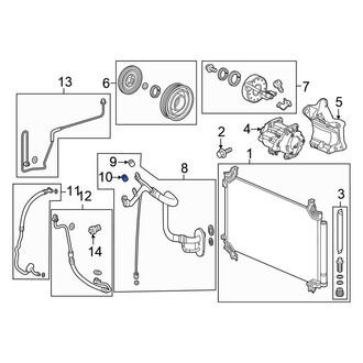 Honda OE - Front A/C Service Valve Cap