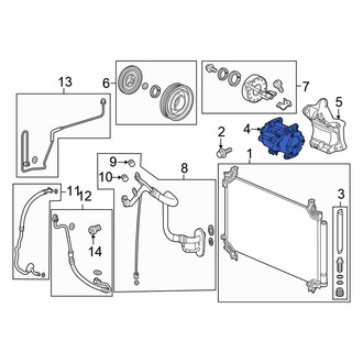 Honda OE - A/C Compressor