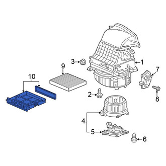 Honda OE - Cabin Air Filter Case
