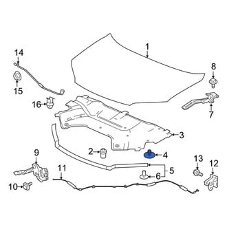 Honda OE - Hood Insulation Pad Clip