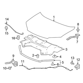 Honda OE - Hood & Components