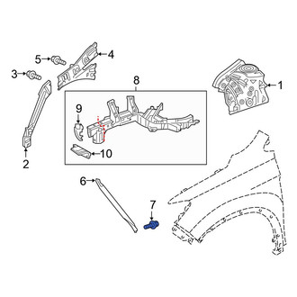 Honda OE - Fender Apron Bolt
