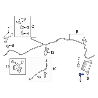 Honda OE - Antenna Amplifier Bolt