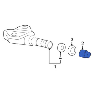 Honda OE - Tire Pressure Monitoring System (TPMS) Sensor Nut