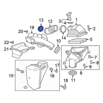 Honda OE - Engine Air Duct Clamp